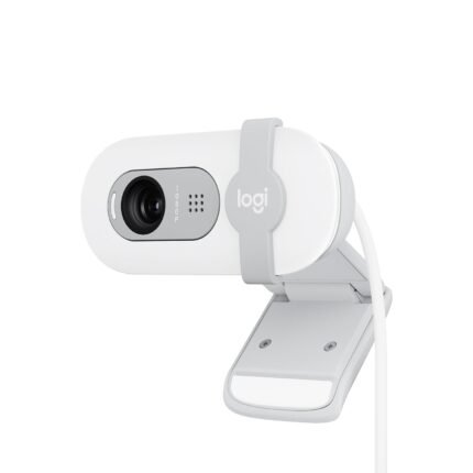 Logitech Brio 100 Full HD Webcam With Built-in Mic (Off White)