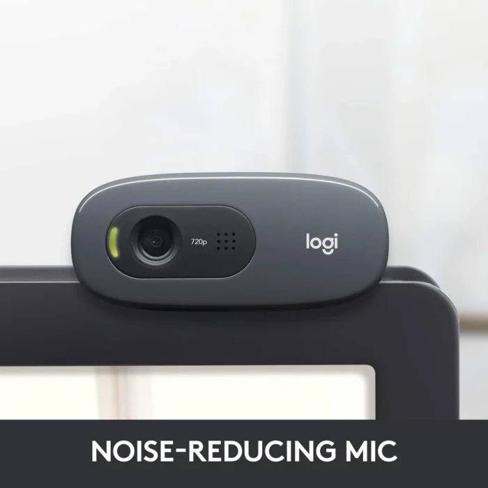 Logitech C270 Digital HD Webcam with Widescreen HD Video Calling with Noise-Reducing Mic
