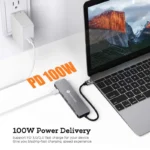 NOVOO 6 in 1 USB Type C Hub with 4K HDMI, 60W USB C PD Charging Port, 2 USB 3.0 Ports, SD/TF Card Reader 6 NOVOO 6 in 1 USB Type C Hub with 4K HDMI, 60W USB C PD Charging Port, 2 USB 3.0 Ports, SDTF Card Reader