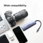 PHILIPS 8 in 1 USB Type-C to Ethernet + HDMI 4K 30Hz + 3 x USB A + PD (max 60W) + Micro SD Card Slot USB HUB 5 PHILIPS 8 in 1 USB Type-C to ethernet + HDMI 4K 30Hz + 3 x USB A + PD (max 60W) + Micro SD Card Slot USB HUB