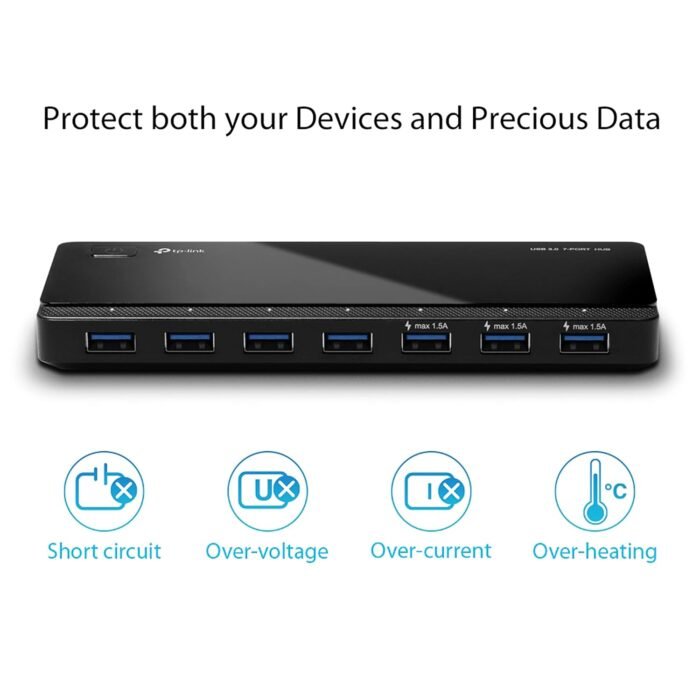 TP-Link UH700 USB HUB with 7 Ports Data Smart Charging USB 3.0 Ports