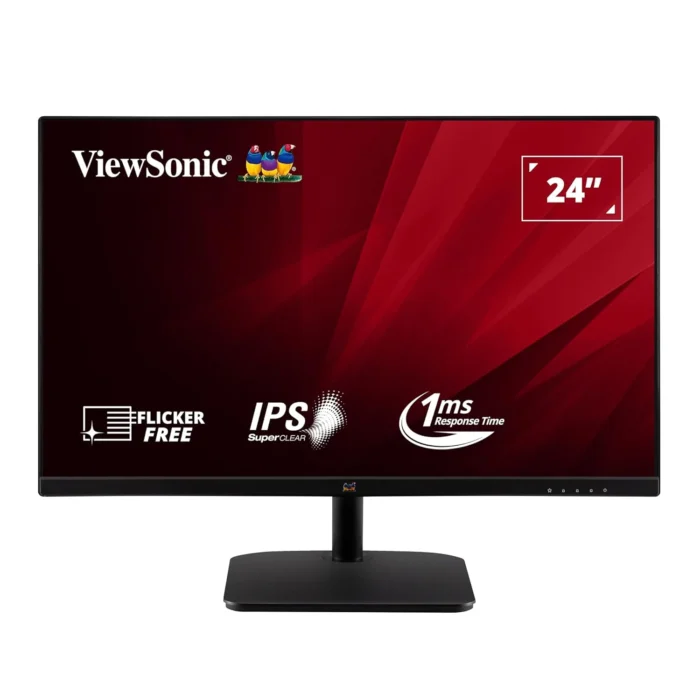 ViewSonic VA2432-MH 24 Inch Full HD LED Backlit IPS Panel 100 Hz Bezel Less Monitor