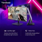 ViewSonic VA2432-MH 24 Inch Full HD LED Backlit IPS Panel 100 Hz Bezel Less Monitor