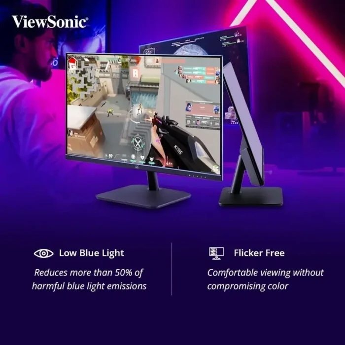 ViewSonic VA2432-MH 24 Inch Full HD LED Backlit IPS Panel 100 Hz Bezel Less Monitor