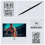 ZEBRONICS A27FHD 27 Inch Full HD VA Panel Wall Mountable 75Hz Monitor