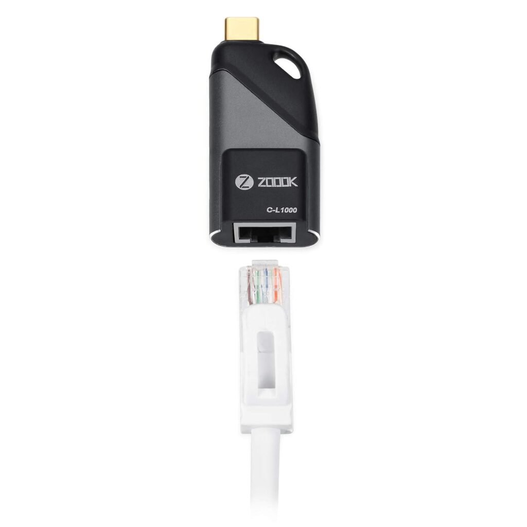 Type Lan Connector R Zoook Type C to Ethernet/LAN/RJ45/Gigabit Ethernet/Giga LAN/1 GBPS/LAN ...