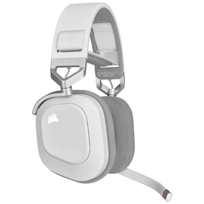 CORSAIR HS80 RGB Wireless Premium Gaming Headset with Spatial Audio - Works with Mac, PC, PS5, PS4 CORSAIR HS80 RGB Wireless Premium Gaming Headset with Spatial Audio - Works with Mac, PC, PS5, PS4