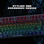 Cosmic Byte CB-GK-25 Pandora TKL Wired Mechanical Keyboard With Blue Switches and Rainbow LED