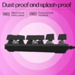 Sealed - HP GK400F Mechanical, Dust & Spill Resistant, RGB Backlit Keys, Metal Panel, Full-Sized Gaming Keyboard 6 HP GK400F Mechanical, Dust & Spill Resistant, RGB Backlit Keys, Metal Panel, Full-Sized Gaming Keyboard