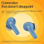 HP H150 Digital ANC, 28 Hours Playtime, Fingerprint Touch, IPX3 Water-Resistant Bluetooth Earbuds