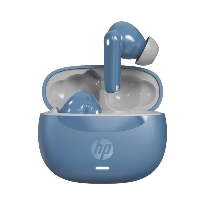 HP H150 Digital ANC, 28 Hours Playtime, Fingerprint Touch, IPX3 Water-Resistant Bluetooth Earbuds