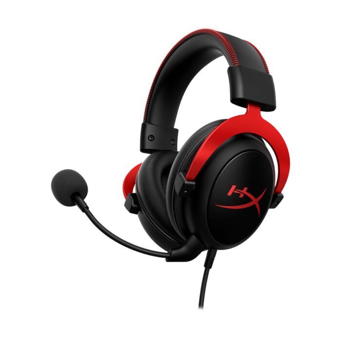 HyperX Cloud II Over Ear Wired Gaming Headset for PC, Xbox One, PS4 - Red HyperX Cloud II Over Ear Wired Gaming Headset for PC, Xbox One, PS4 - Red