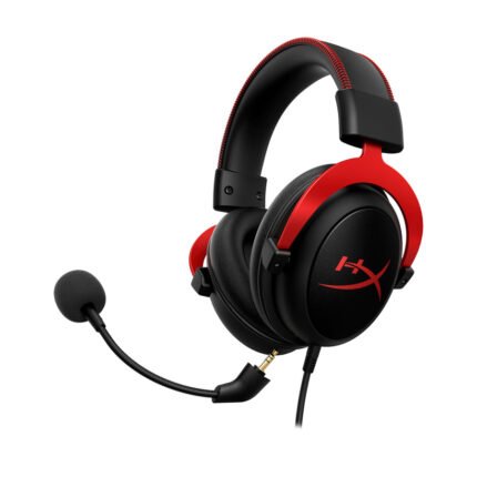 HyperX Cloud II Over Ear Wired Gaming Headset for PC, Xbox One, PS4 - Red