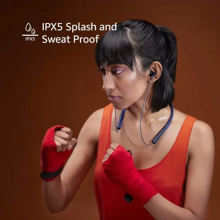 Mi Neckband Bluetooth Earphone Pro with Dual Noise Cancellation, Up to 15 Hours Playback