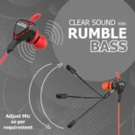 RPM Euro Games Wired In Ear Gaming Earphones With Mic