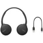 Sony WH-CH510 Bluetooth Headphone With Up-To 22 Hours Playtime Lightweight, Type-C – Black
