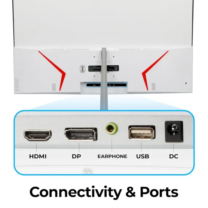 ZEBRONICS AC32FHD LED 32 inch 165Hz, 300 Nits, Built-in Speakers, 1800R Curved Gaming Monitor