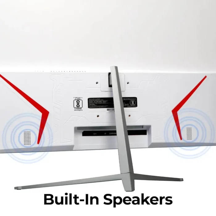ZEBRONICS AC32FHD LED 32 inch 165Hz, 300 Nits, Built-in Speakers, 1800R Curved Gaming Monitor