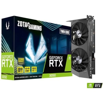 Zotac RTX 3050 Twin Edge LHR 8GB GDDR6 Gaming Graphics Card