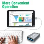 AGARO Blaze USB 3.0 to Type C OTG Adapter, Compatible with Thunderbolt to USB Adapter 4 AGARO Blaze USB 3.0 to Type C OTG Adapter, Compatible with Thunderbolt to USB Adapter