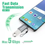 AGARO Blaze USB 3.0 to Type C OTG Adapter, Compatible with Thunderbolt to USB Adapter 3 AGARO Blaze USB 3.0 to Type C OTG Adapter, Compatible with Thunderbolt to USB Adapter