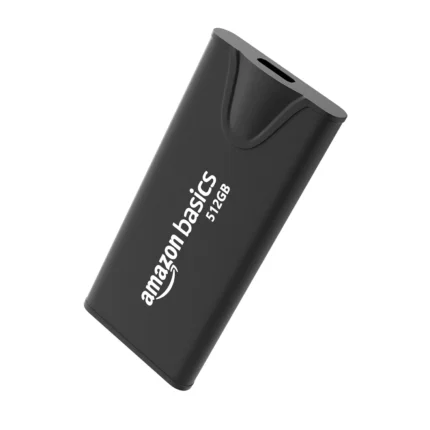 Amazon Basics T9 512GB 2000 MBs USB-C USB 3.2 Gen 2x2 External SSD