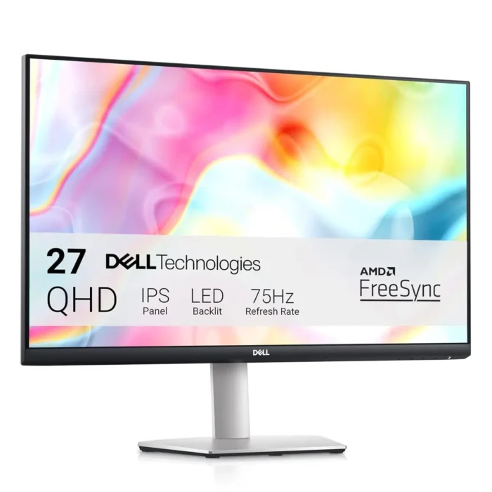 Dell S2722DC 27 Inch QHD 2560x1440 Built in Dual Speakers, IPS Panel 75Hz USB-C Monitor