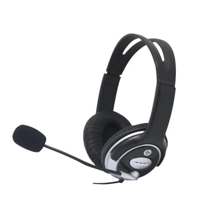 HP B4B09PA On Ear Wired Headphones With Mic