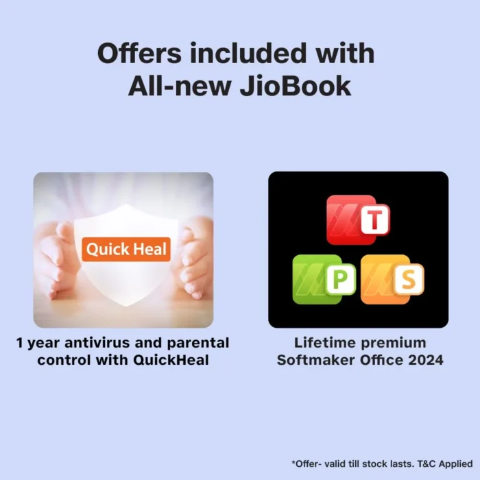 JioBook 11 with Lifetime OfficeAndroid 4G Laptop JioBook 11 with Lifetime OfficeAndroid 4G Laptop