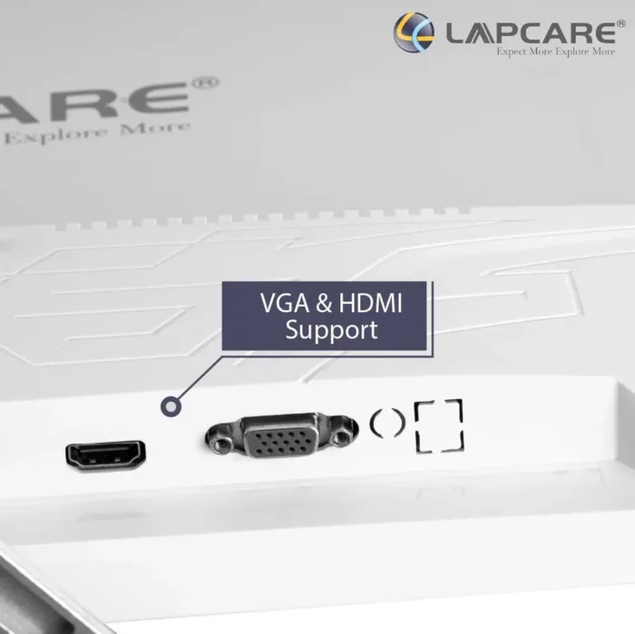 Lapcare LM22WHD 21.5 Inch Full HD LED Backlit IPS Panel with Metal Stand Light Weight 60Hz Slim Monitor