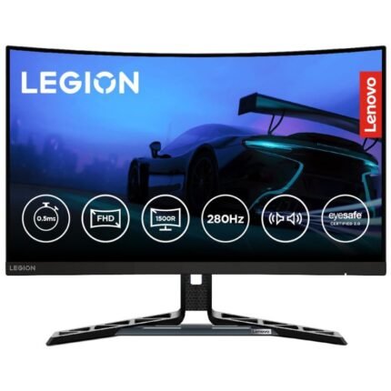 Lenovo Legion R27FC-30 27 Inch Full HD VA Panel, 2x3W Inbuilt Speakers, 0.5 MS, 240Hz Curved Gaming Monitor