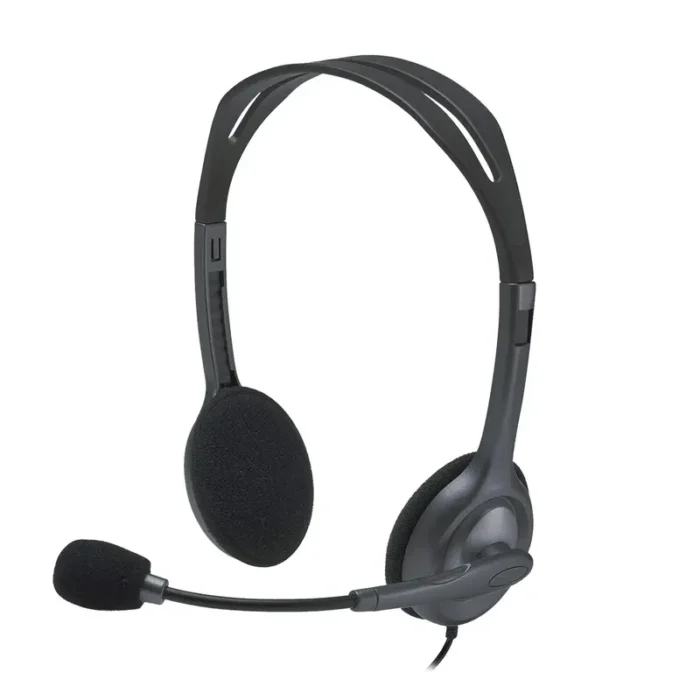 Logitech H111 On Ear Wired Headphones With Mic Logitech H111 On Ear Wired Headphones With Mic