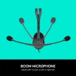 Logitech H111 On Ear Wired Headphones With Mic (Black) 3 Logitech H111 On Ear Wired Headphones With Mic