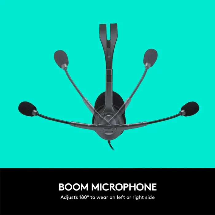 Logitech H111 On Ear Wired Headphones With Mic Logitech H111 On Ear Wired Headphones With Mic