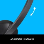 Logitech H340 Noise-Cancelling USB Wired Headphones With Mic (Black) 5 Logitech H340 Noise-Cancelling USB Wired Headphones With Mic
