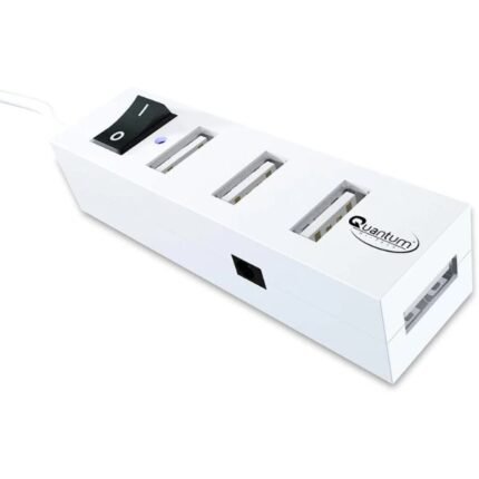 Quantum QHM6660 4 Port Hi-Speed USB Hub with Power Switch