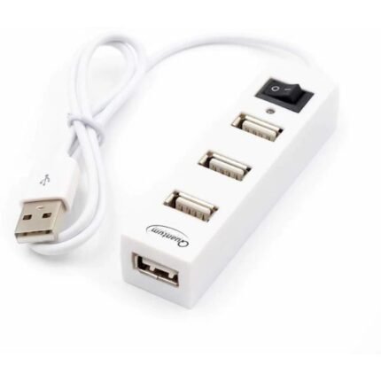 Quantum QHM6660 4 Port Hi-Speed USB Hub with Power Switch