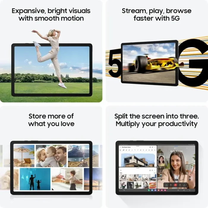 SAMSUNG Galaxy Tab A9+ 8 GB RAM 128 GB ROM 11.0 Inch with Wi-Fi Only Tablet