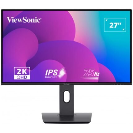 ViewSonic VX2780-2K-SHDJ 27 Inch 2K 2560x1440 QHD, IPS Panel, Frameless Design 75Hz Monitor