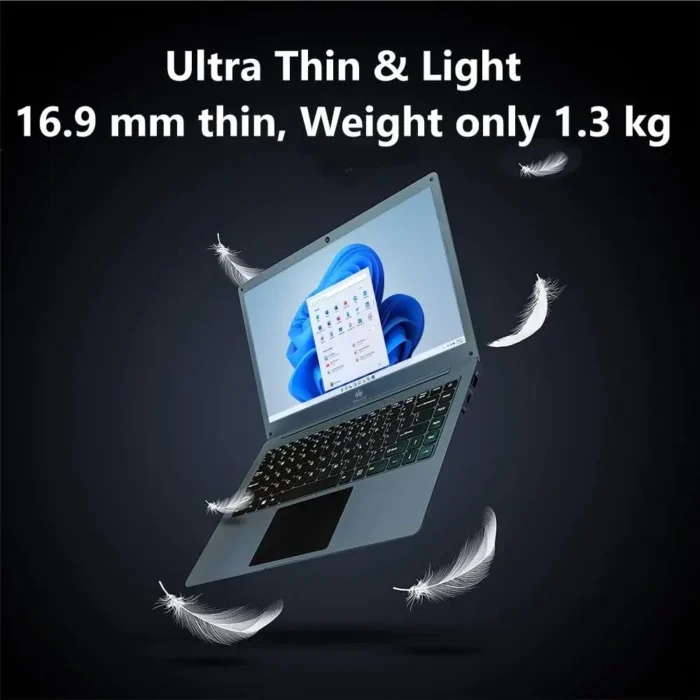 Walker Intel Celeron Dual Core 14.1 Inch Full HD Thin and Light Laptop