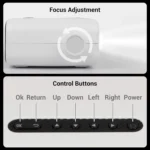 ZEBRONICS PIXAPLAY 13 2000 Lumens 200 Inch Screen Size FHD 1080p LED Projector 4