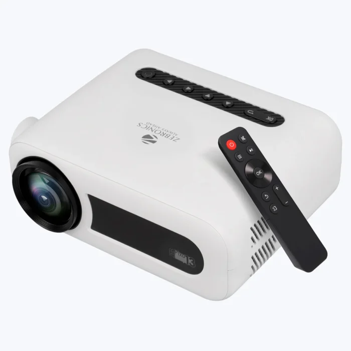 ZEBRONICS PIXAPLAY 13 2000 Lumens, 200 Inch Screen Size, FHD 1080p, LED Projector