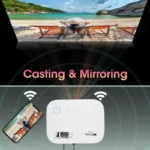 ZEBRONICS PIXAPLAY 17 Smart LED Projector With 6000 Lumens, 4K Support, Dolby Audio, 224 Inch Screen Size