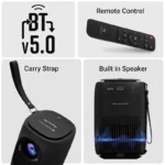 ZEBRONICS PIXAPLAY 24, Smart LED Vertical Projector, 4000 Lumens, 1080p Support, 160" Screen Size 3 ZEBRONICS PIXAPLAY 24, Smart LED Vertical Projector, 4000 Lumens, 1080p Support, 160 Screen Size