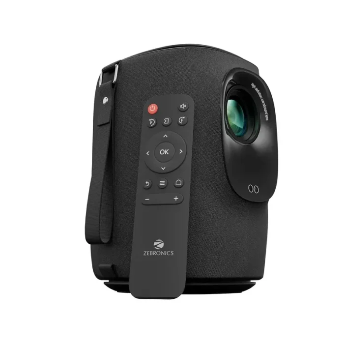 ZEBRONICS PIXAPLAY 24, Smart LED Vertical Projector, 4000 Lumens, 1080p Support, 160 Screen Size ZEBRONICS PIXAPLAY 24, Smart LED Vertical Projector, 4000 Lumens, 1080p Support, 160 Screen Size