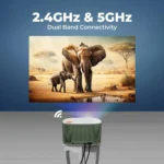 ZEBRONICS PIXAPLAY 26, Smart LED Projector With Dolby Audio Upto 9000 Lumens, Upto 200 Screen Size