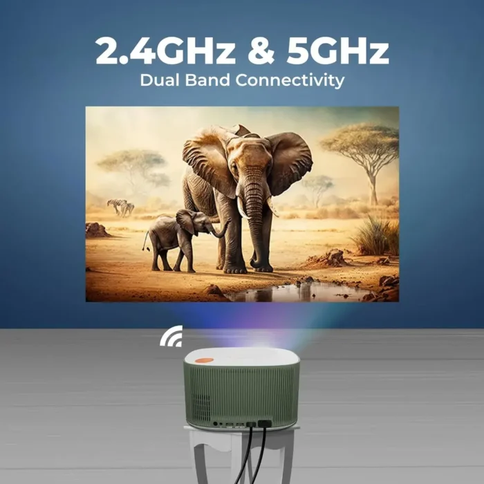 ZEBRONICS PIXAPLAY 26, Smart LED Projector With Dolby Audio Upto 9000 Lumens, Upto 200 Screen Size