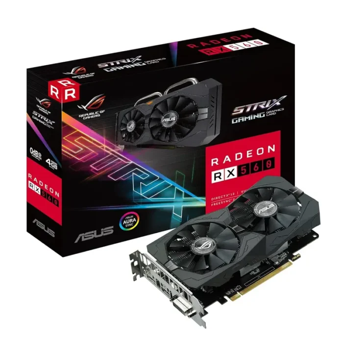 ASUS AMD/ATI ROG Strix Radeon RX 560 4 GB GDDR5 Graphics Card