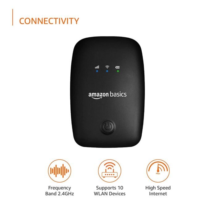 Amazon Basics 4G LTE Wireless Dongle with All SIM Network Support