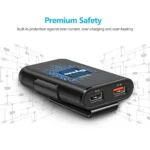 Dyazo QC 12V Fast Car Charger Back Seat Charging 4 USB Ports 4 Dyazo QC 12V Fast Car Charger Back Seat Charging 4 USB Ports